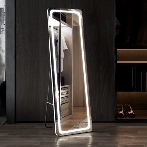 Long Body Mirror With Light Mirror