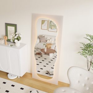 Dressing Smart LED Irregular Large Floor Mirror