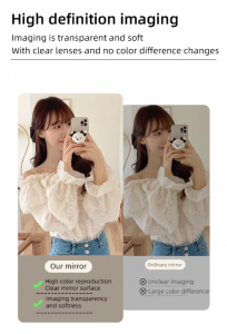 cloud shape led mirror