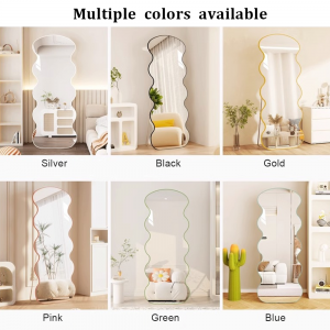 Full Length Wave 160cm x 80cm Floor Leaner Mirror