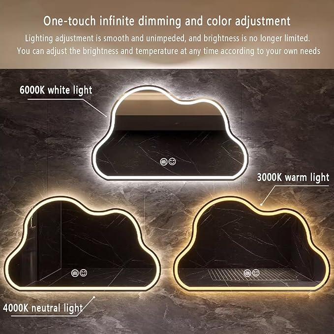 Kingwin Cloud Shape Smart Led Mirror