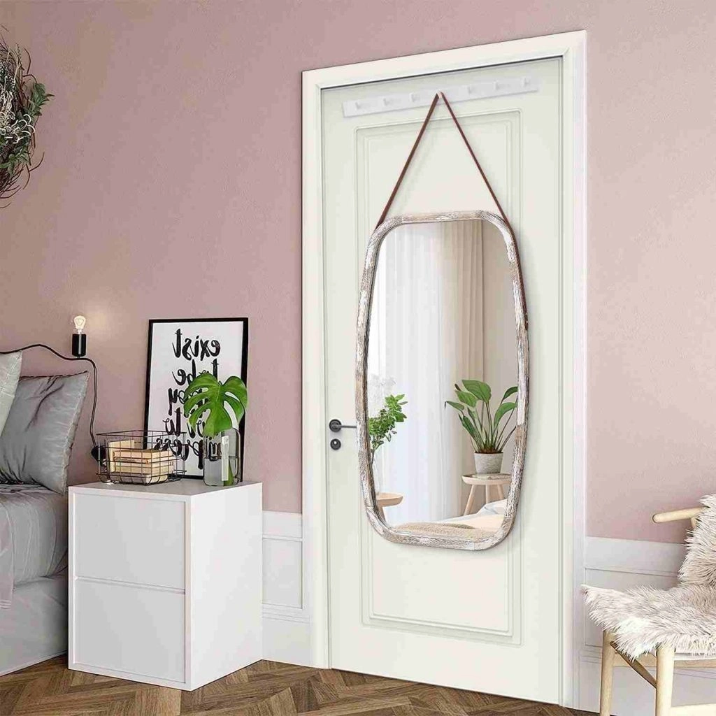 Hanging Rustic Wall Mirror