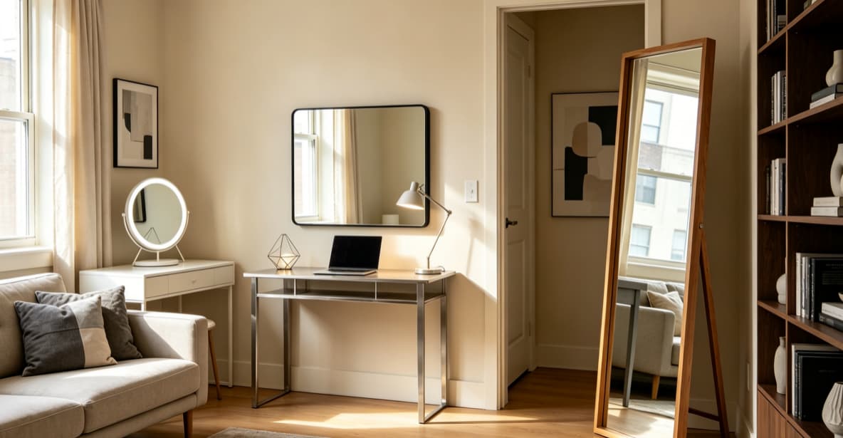 How Retailers Choose the Right Mirror Size for Small Apartments