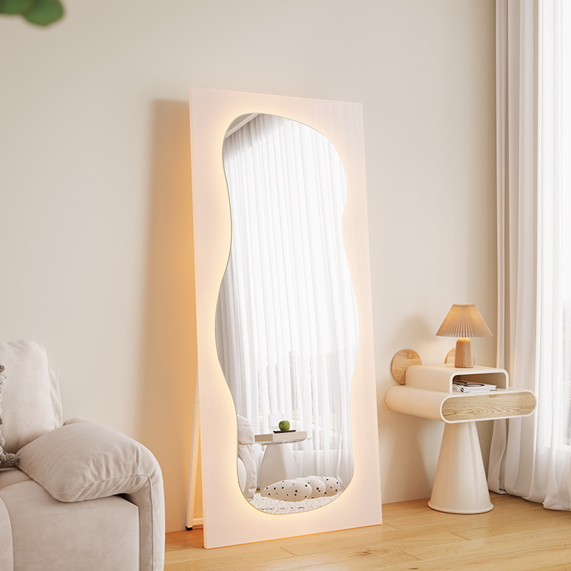 Dressing Smart LED Irregular Large Floor Mirror