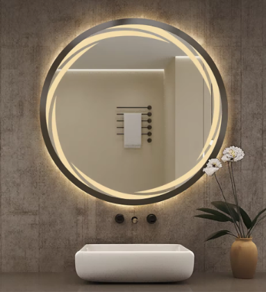 Bathroom Mirror with LED Light Vanity Defog Mirror