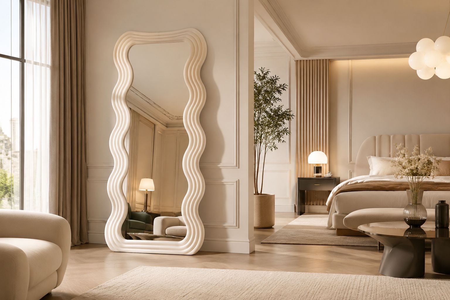 From TikTok to Luxury Homes Why Wave Full Length Mirrors Remain a Top Trend