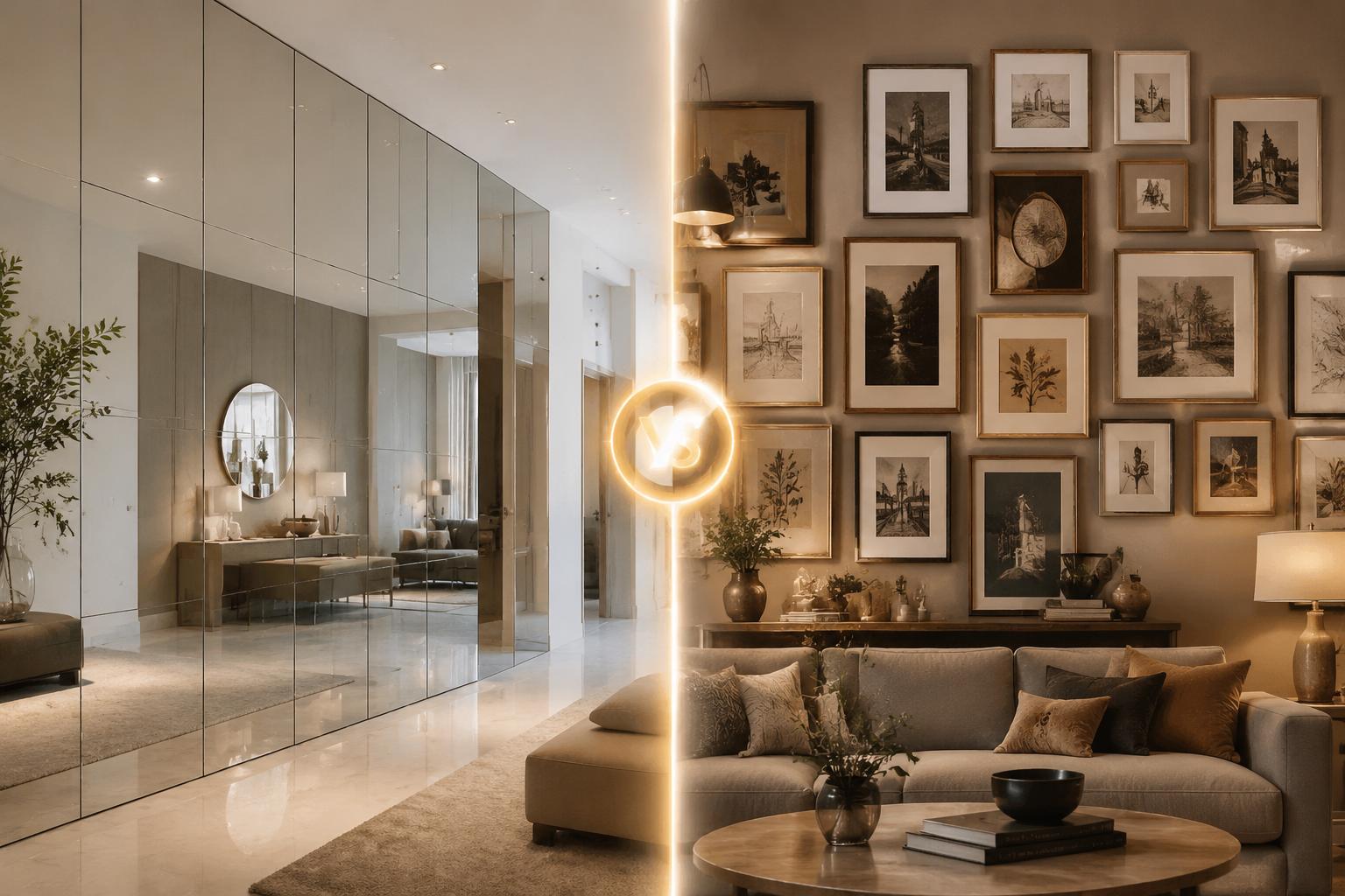 Mirror Walls vs Gallery Walls Which Decorating Trend Will Win in 2026