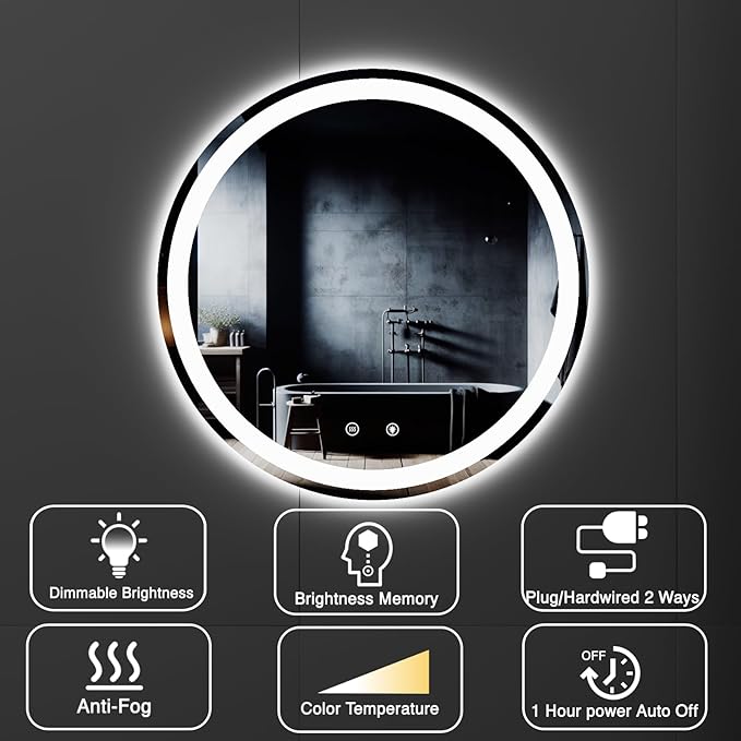 Kingwin Round Smart Led Mirror