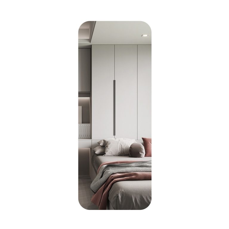 Long Body Mirror With Light Mirror