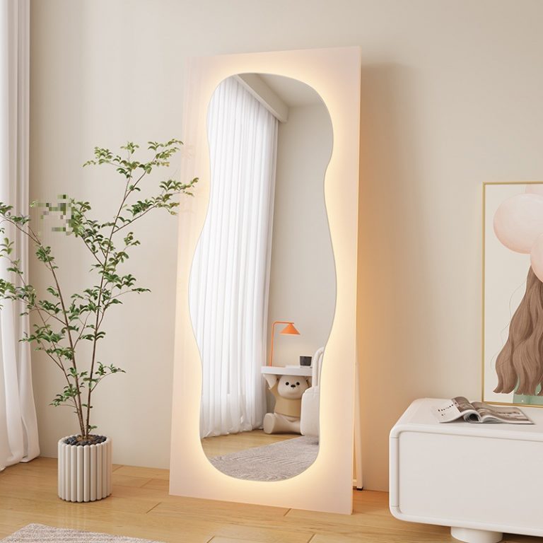 Dressing Smart LED Irregular Large Floor Mirror