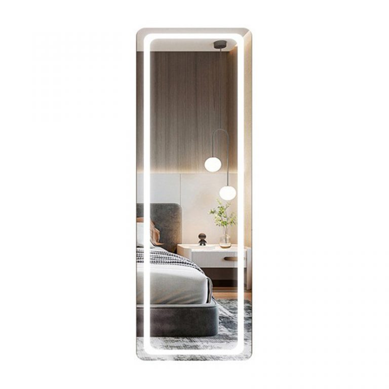 Long Body Mirror With Light Mirror