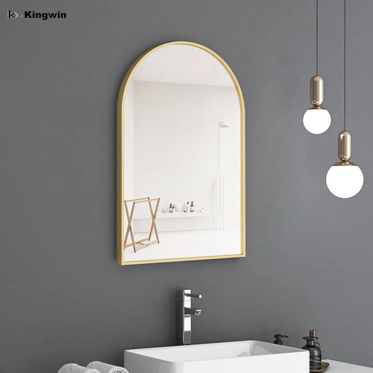Aluminium Frame Arch Bathroom Mirror