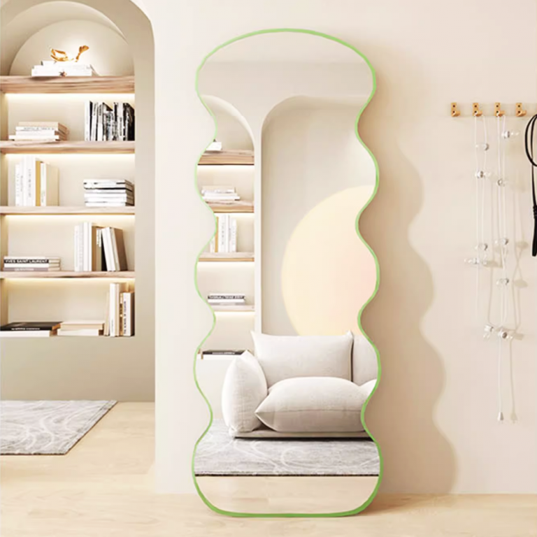 Full Length Wave 160cm x 80cm Floor Leaner Mirror
