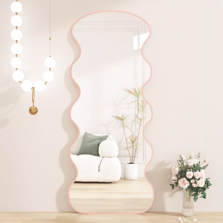 Full Length Wave 160cm x 80cm Floor Leaner Mirror