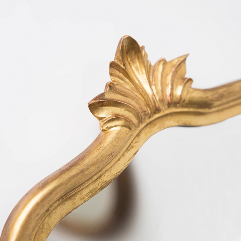 Oversized Vintage Gold Ornate Floor Mirror Baroque Decor