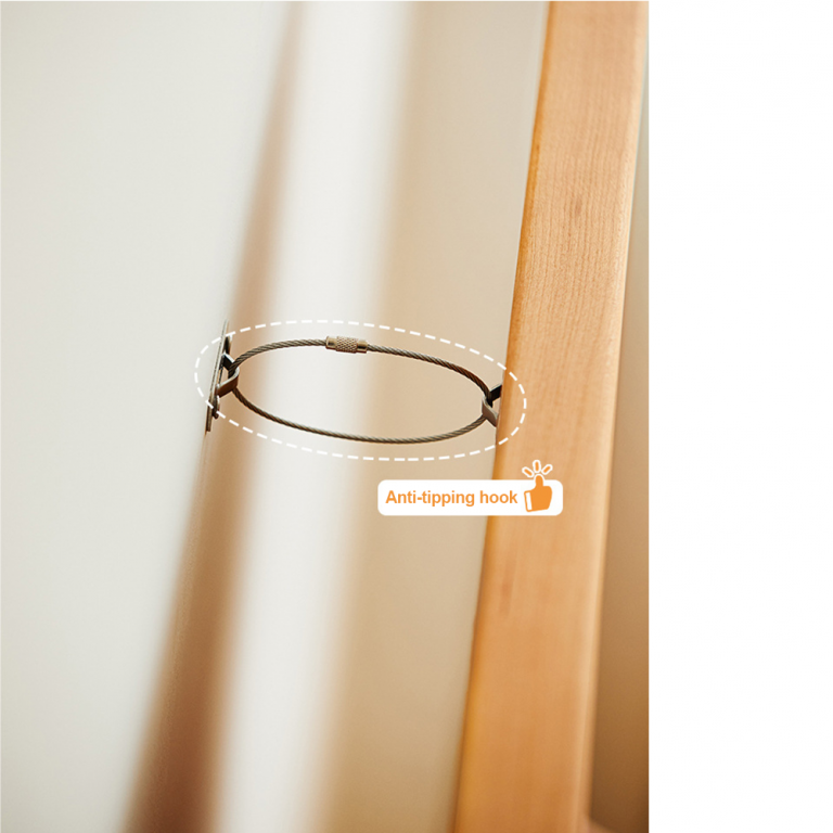 Wood Scalloped Wavy Floor Mirror 80cm x 165cm