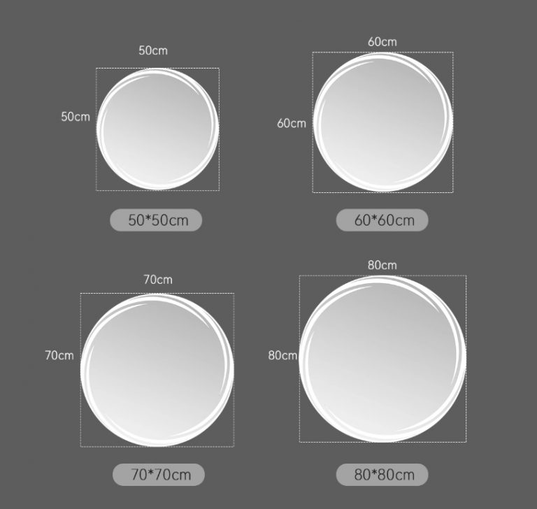 Bathroom Mirror with LED Light Vanity Defog Mirror