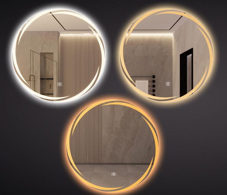 Bathroom Mirror with LED Light Vanity Defog Mirror