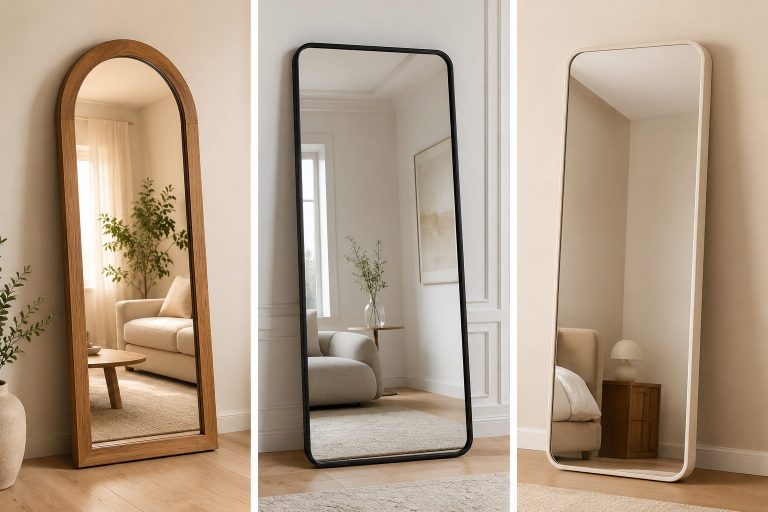 Best Floor Mirror Frame Materials Wood vs Metal vs MDF