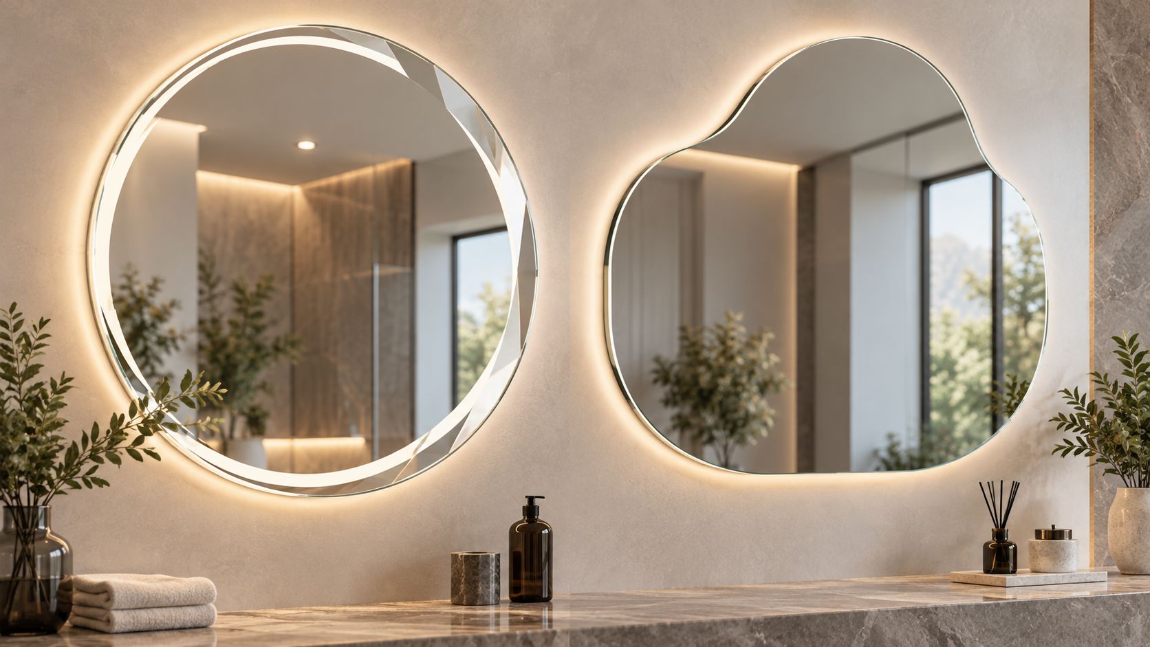 How Should B2B Buyers Choose Between Beveled and Flat-Polished Mirror Edges