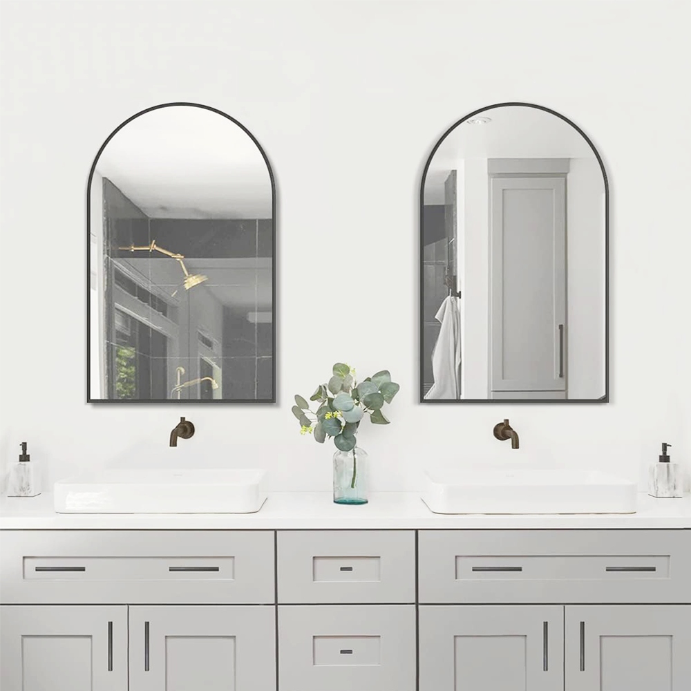 Aluminium Frame Arch Bathroom Mirror