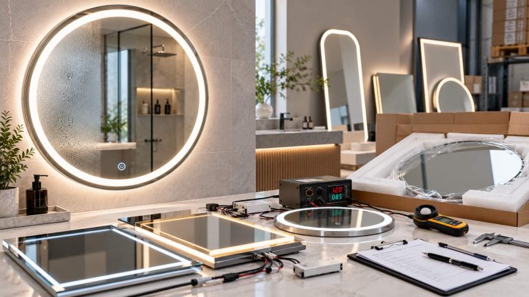 What Should Buyers Test in LED Bathroom Mirror Samples Before Bulk Ordering